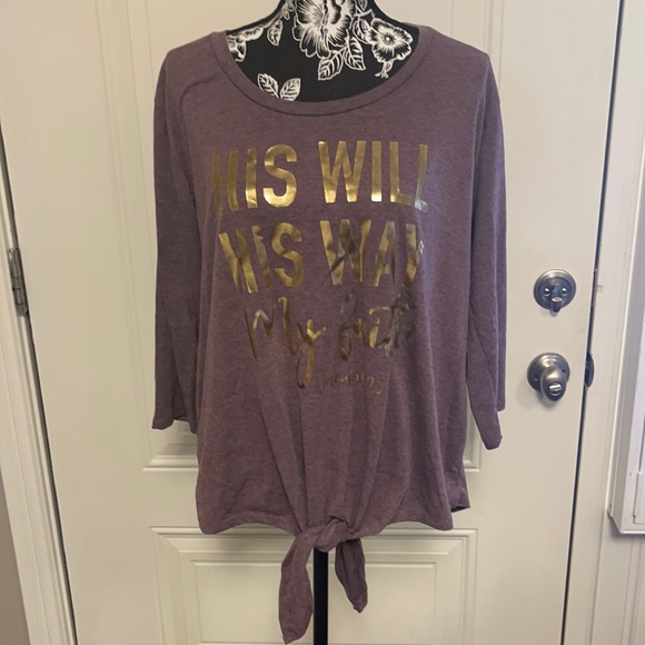 Scripture Tie Tee - Picture 1 of 4